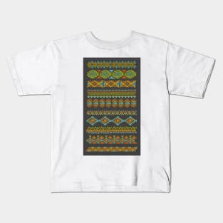 Set of geometric seamless patterns Kids T-Shirt